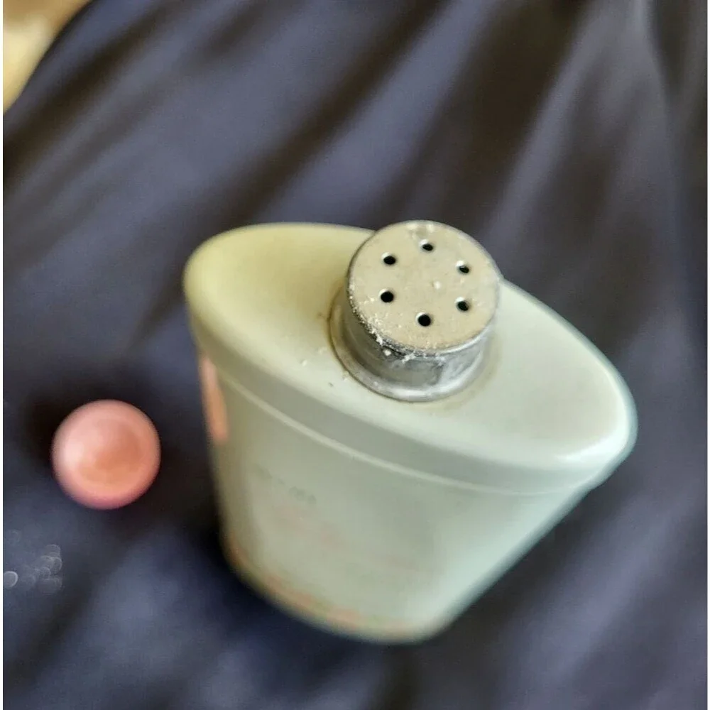 Avon “To a Wild Rose” Perfumed Talc Vintage Tin – 2.75 oz – Floral Design